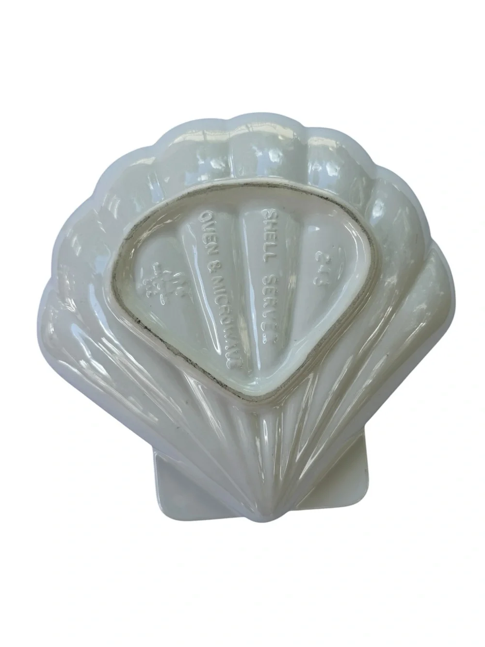 Vintage Pfaltzgraff Seashell Pottery Large Serving Dish 10.5